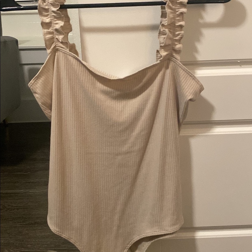 beige bodysuit